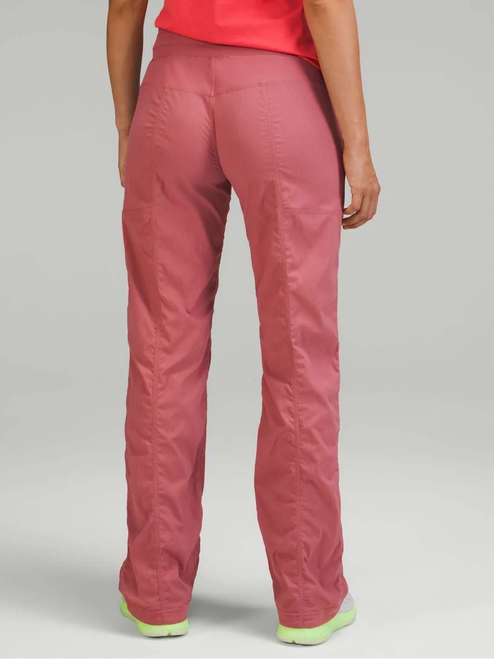 lululemon athletica Dance Studio mid rise full length Pant brier rose size 4